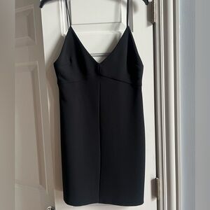 Aritzia Wilfred Black Spaghetti Strap Dress